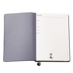 Ежедневник A5 недатированный Impero в мягком переплёте, темно-серый