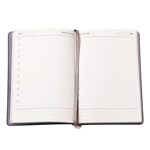 Ежедневник A5 недатированный Impero в мягком переплёте, темно-серый