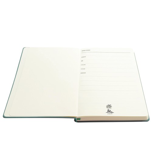 Ежедневник A5 недатированный Franco в мягком переплёте, бутылочно-зеленый