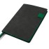 Ежедневник A5 недатированный Efemero в мягком переплёте, черный/тёмно-зеленый