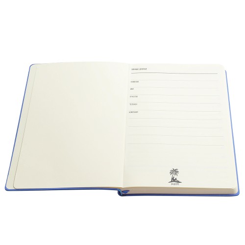 Ежедневник A5 недатированный Franco в мягком переплёте, синий