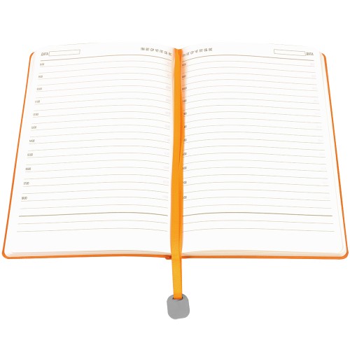 Ежедневник A5 недатированный Farfalla в мягком переплёте, оранжевый