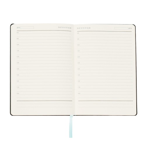 Ежедневник A5 недатированный Simflex в мягком переплёте, бирюзовый