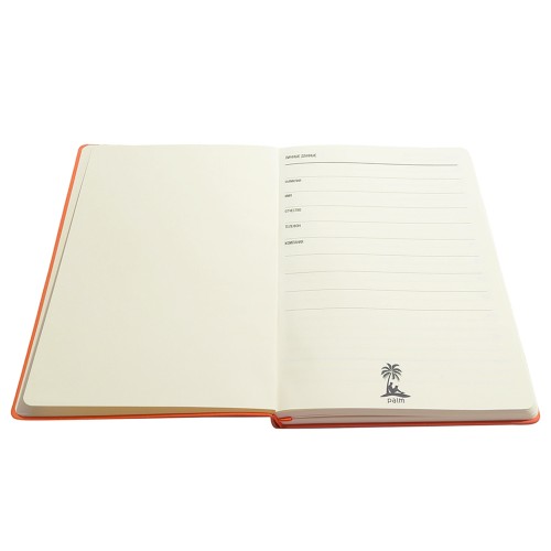 Ежедневник A5 недатированный Franco в мягком переплёте, оранжевый