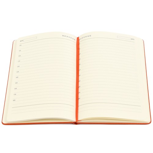Ежедневник A5 недатированный Dear в твёрдом переплёте, оранжевый