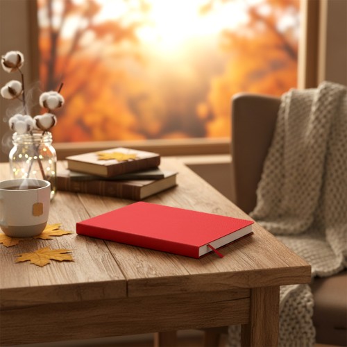 Ежедневник A5 недатированный Stefano в мягком переплёте, красный