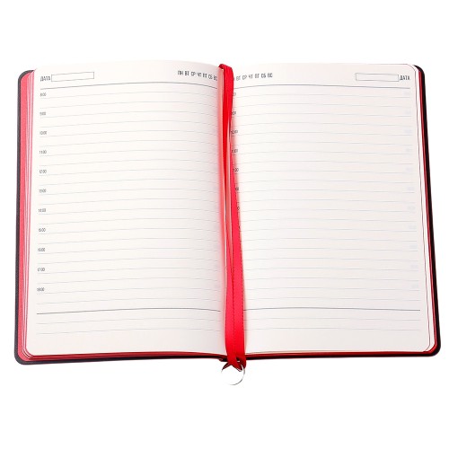 Ежедневник A5 недатированный Impero в мягком переплёте, красный