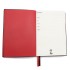 Ежедневник A5 недатированный Efemero в мягком переплёте, черно-красный