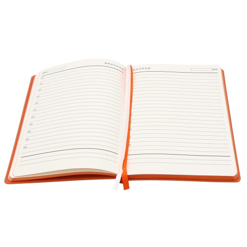 Ежедневник A5 недатированный Gabby в мягком переплёте, оранжевый