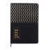 Ежедневник A5 недатированный Esmeralda в мягком переплёте, чёрный с золотистым