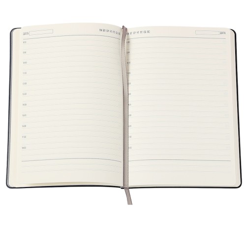 Ежедневник A5 недатированный Stefano в мягком переплёте, светло-серый