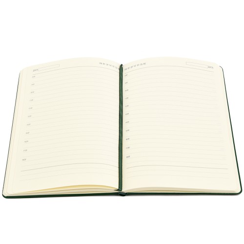 Ежедневник A5 недатированный Dear в твёрдом переплёте, тёмно-зеленый