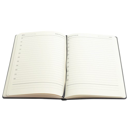 Ежедневник A5 недатированный Franco в мягком переплёте, черный