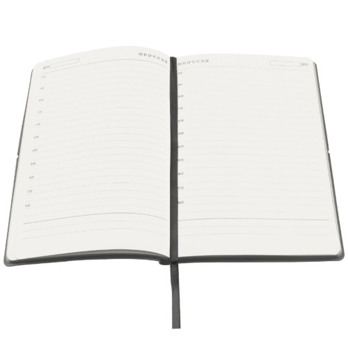 Ежедневник A5 недатированный Massimo в мягком переплёте, серый