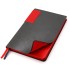 Ежедневник A5 недатированный Molfetta в мягком переплёте, серо-красный