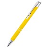 Ручка металлическая Molly софт-тач, желтая Ручка металлическая Molly софт-тач, желтая