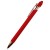 Ручка металлическая Brina софт-тач, красный