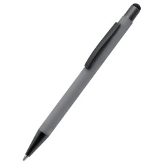 Ручка металлическая Story софт-тач, светло-серая