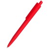 Ручка пластиковая Agata софт-тач, красная