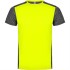 Спортивная футболка ZOLDER мужская, ФЛУОРЕСЦЕНТНЫЙ ЖЕЛТЫЙ/ПЁСТРЫЙ ЧЕРНЫЙ L
