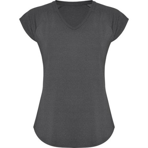 Спортивная футболка AVUS женская, ПЁСТРЫЙ ЭБЕНОВЫЙ S