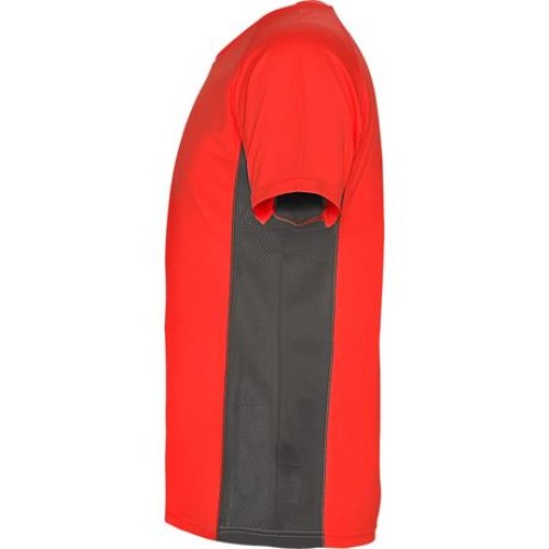 Спортивная футболка SHANGHAI мужская, КРАСНЫЙ/ТЕМНЫЙ ГРАФИТ M