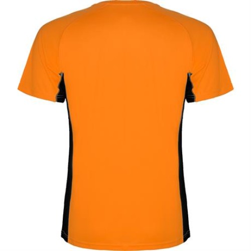 Спортивная футболка SHANGHAI мужская, ФЛУОРЕСЦЕНТНЫЙ ОРАНЖЕВЫЙ/ЧЕРНЫЙ XL