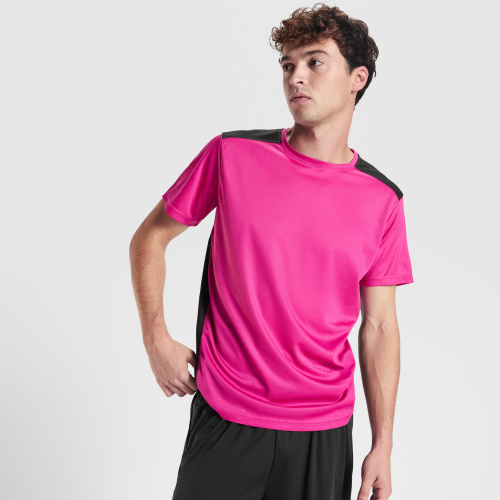 Спортивная футболка DETROIT мужская, ЛАЙМ ЯРКИЙ/ЧЕРНЫЙ S