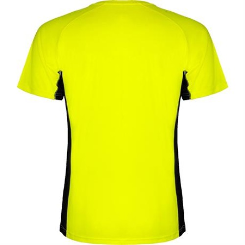 Спортивная футболка SHANGHAI мужская, ФЛУОРЕСЦЕНТНЫЙ ЖЕЛТЫЙ/ЧЕРНЫЙ 2XL