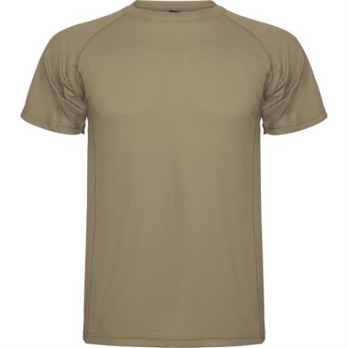 Спортивная футболка MONTECARLO мужская, ТЕМНО-ПЕСОЧНЫЙ S