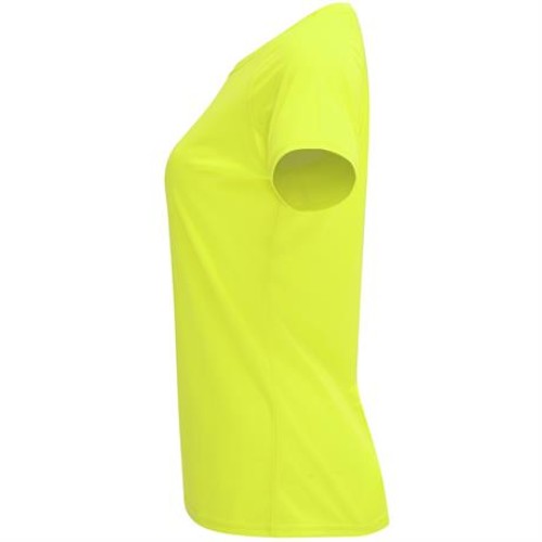 Спортивная футболка BAHRAIN WOMAN женская, ФЛУОРЕСЦЕНТНЫЙ ЖЕЛТЫЙ S