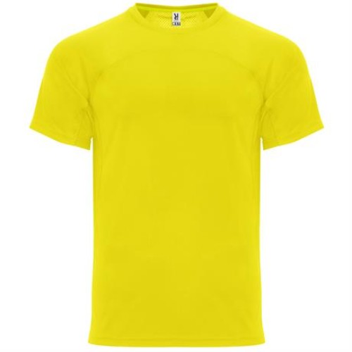 Спортивная футболка MONACO унисекс, ЖЕЛТЫЙ XS