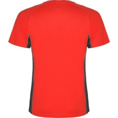 Спортивная футболка SHANGHAI мужская, КРАСНЫЙ/ТЕМНЫЙ ГРАФИТ 2XL