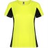 Спортивная футболка SHANGHAI WOMAN женская, ФЛУОРЕСЦЕНТНЫЙ ЖЕЛТЫЙ/ЧЕРНЫЙ L