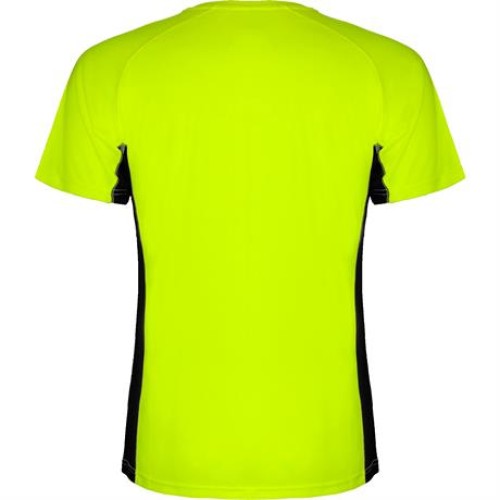 Спортивная футболка SHANGHAI мужская, ФЛУОРЕСЦЕНТНЫЙ ЗЕЛЕНЫЙ/ЧЕРНЫЙ 2XL