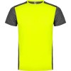 Спортивная футболка ZOLDER мужская, ФЛУОРЕСЦЕНТНЫЙ ЖЕЛТЫЙ/ПЁСТРЫЙ ЧЕРНЫЙ S