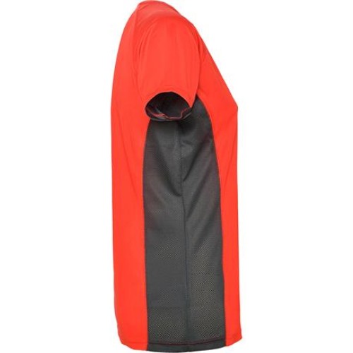 Спортивная футболка SHANGHAI WOMAN женская, КРАСНЫЙ/ТЕМНЫЙ ГРАФИТ M