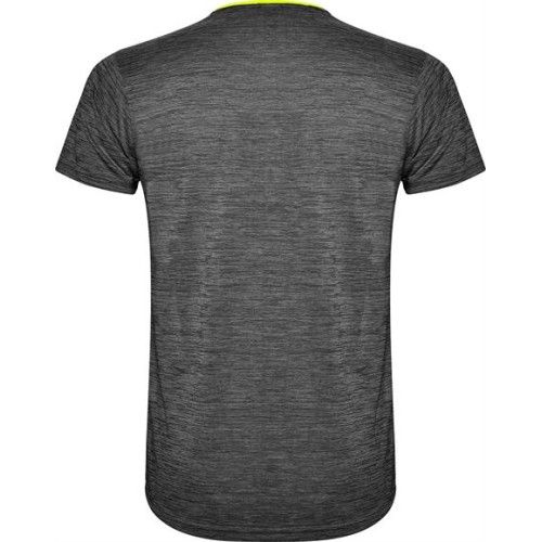 Спортивная футболка ZOLDER мужская, ФЛУОРЕСЦЕНТНЫЙ ЖЕЛТЫЙ/ПЁСТРЫЙ ЧЕРНЫЙ M