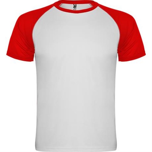 Спортивная футболка INDIANAPOLIS мужская, БЕЛЫЙ/КРАСНЫЙ 3XL