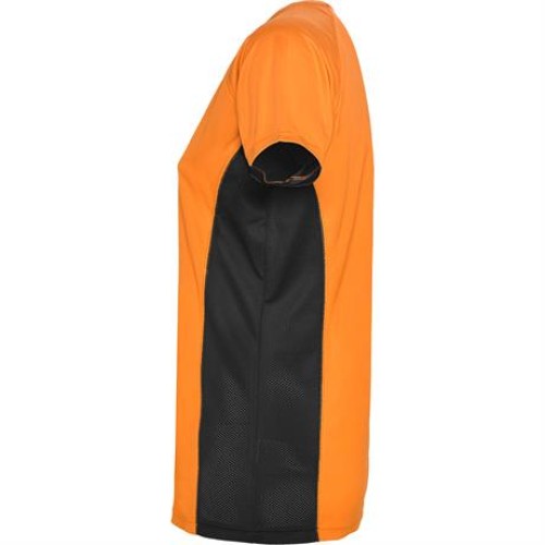 Спортивная футболка SHANGHAI WOMAN женская, ФЛУОРЕСЦЕНТНЫЙ ОРАНЖЕВЫЙ/ЧЕРНЫЙ M