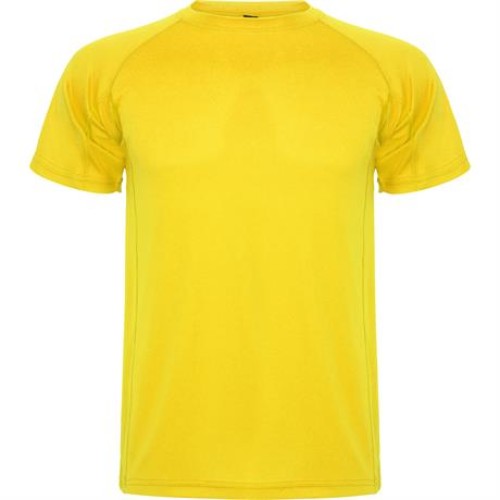 Спортивная футболка MONTECARLO мужская, ЖЕЛТЫЙ S