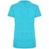 Спортивная футболка ZOLDER WOMAN женская, БИРЮЗОВЫЙ/ПЁСТРЫЙ БИРЮЗОВЫЙ S