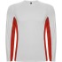 Спортивная футболка SHANGHAI L/S мужская, БЕЛЫЙ/КРАСНЫЙ