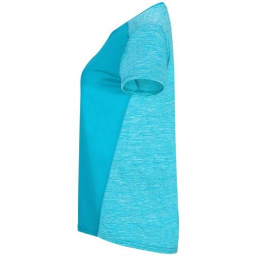 Спортивная футболка ZOLDER WOMAN женская, БИРЮЗОВЫЙ/ПЁСТРЫЙ БИРЮЗОВЫЙ XL