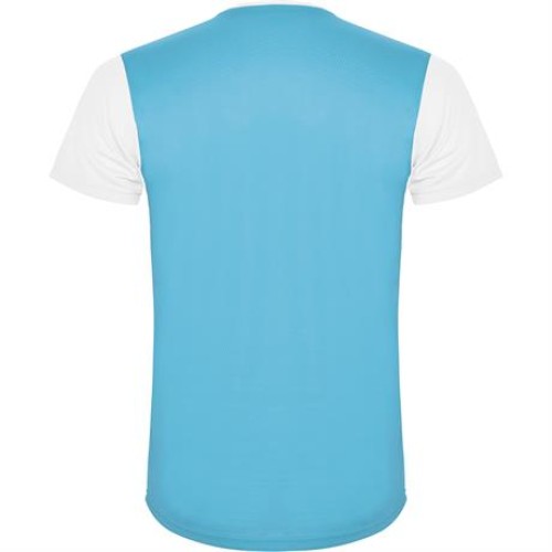 Спортивная футболка DETROIT мужская, БЕЛЫЙ/БИРЮЗОВЫЙ L