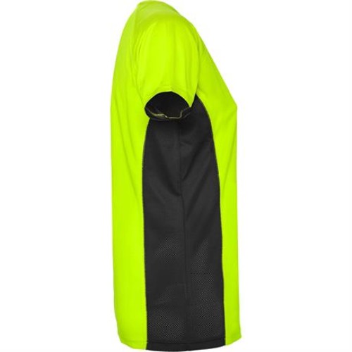 Спортивная футболка SHANGHAI WOMAN женская, ФЛУОРЕСЦЕНТНЫЙ ЗЕЛЕНЫЙ/ЧЕРНЫЙ XL