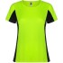 Спортивная футболка SHANGHAI WOMAN женская, ФЛУОРЕСЦЕНТНЫЙ ЗЕЛЕНЫЙ/ЧЕРНЫЙ L