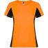 Спортивная футболка SHANGHAI WOMAN женская, ФЛУОРЕСЦЕНТНЫЙ ОРАНЖЕВЫЙ/ЧЕРНЫЙ M