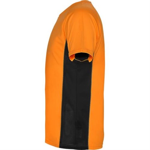 Спортивная футболка SHANGHAI мужская, ФЛУОРЕСЦЕНТНЫЙ ОРАНЖЕВЫЙ/ЧЕРНЫЙ XL