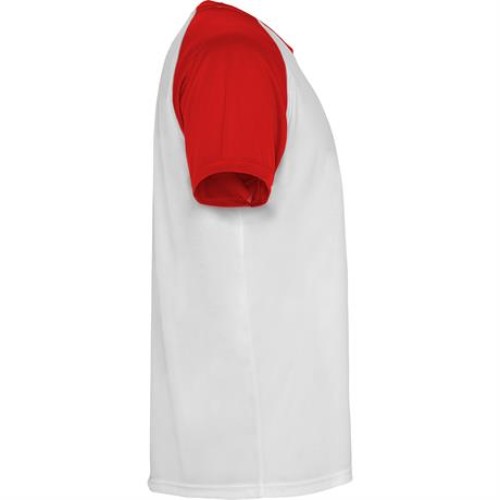 Спортивная футболка INDIANAPOLIS мужская, БЕЛЫЙ/КРАСНЫЙ 2XL